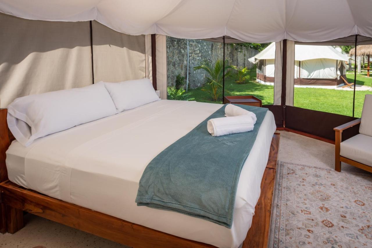 Hotel Xakluum Eco Glampings Puerto Morelos Exterior foto