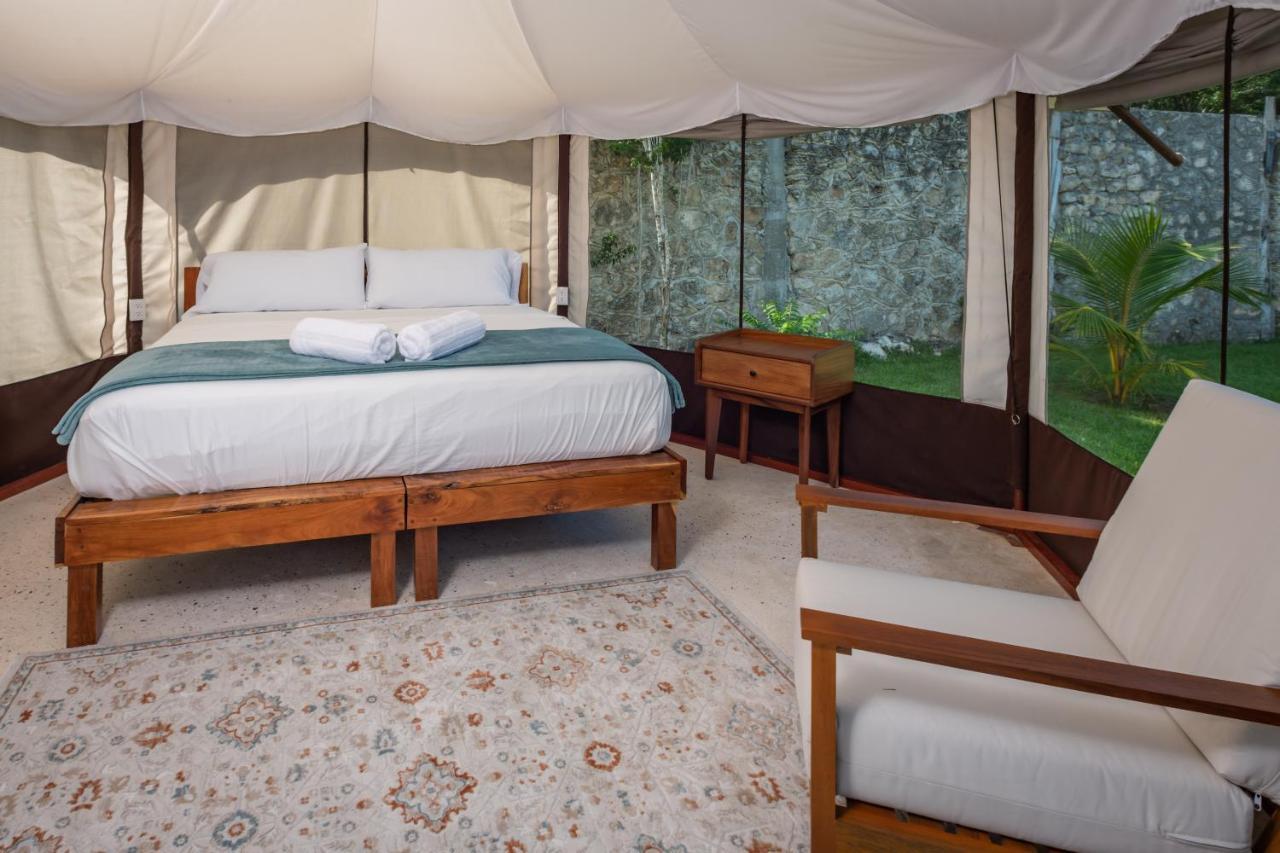 Hotel Xakluum Eco Glampings Puerto Morelos Exterior foto