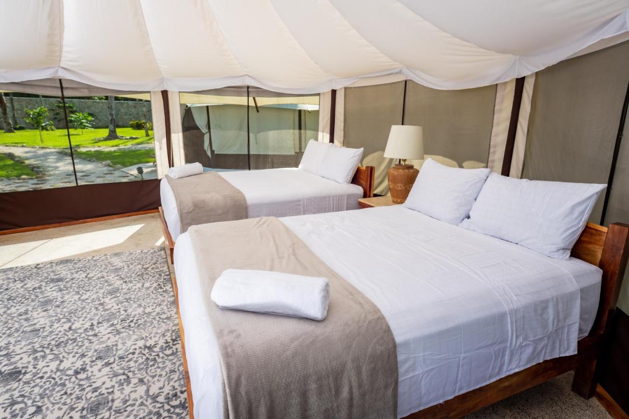 Hotel Xakluum Eco Glampings Puerto Morelos Exterior foto