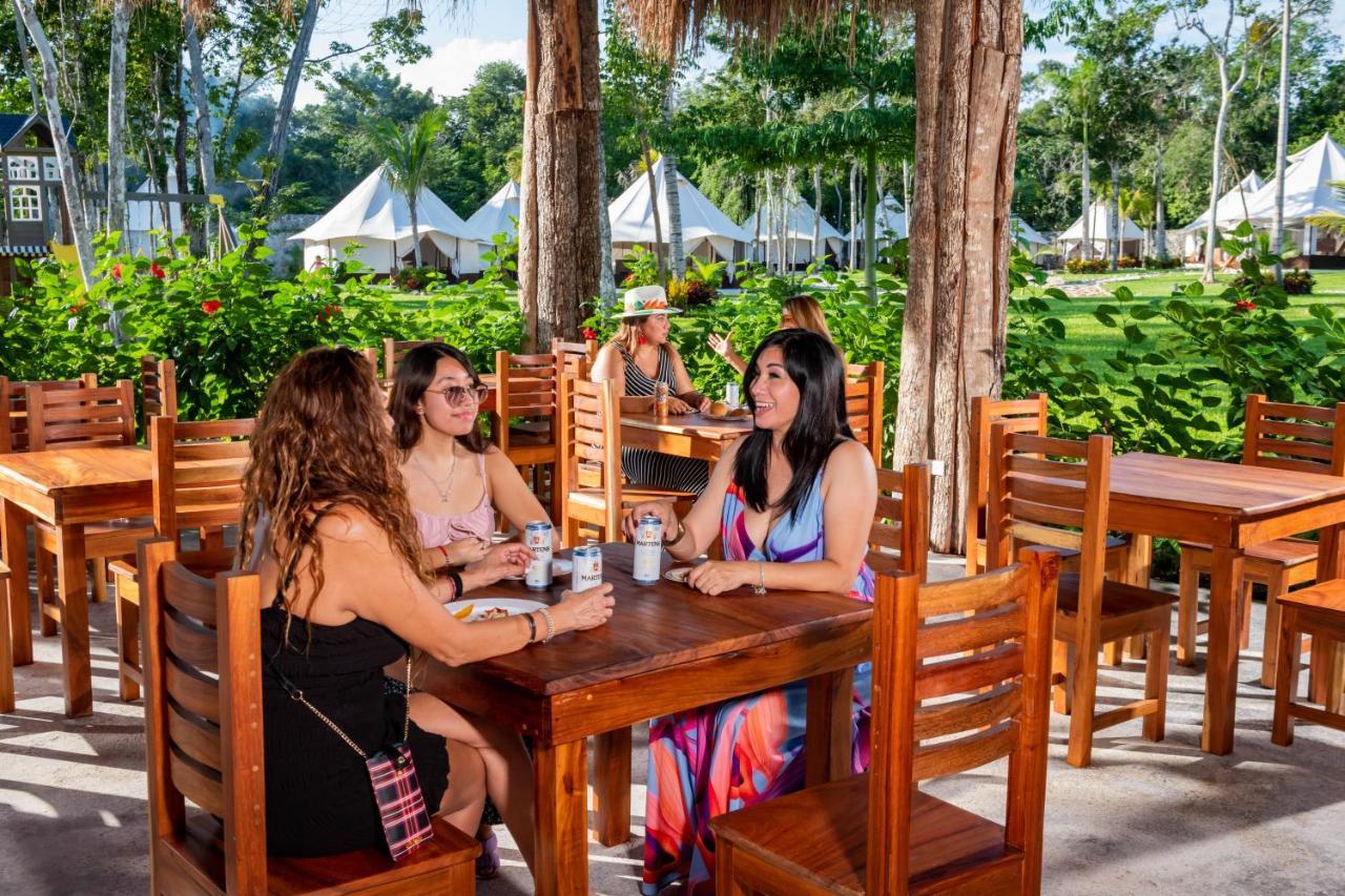 Hotel Xakluum Eco Glampings Puerto Morelos Exterior foto